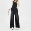 Jeans overalls women 2024 early fall new loose retro high-waisted slimming wide-leg mop pants - Image 5
